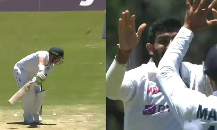 VIDEO: Jasprit Bumrah Dismisses South African Captain In The First Over With A Beautiful Delivery!