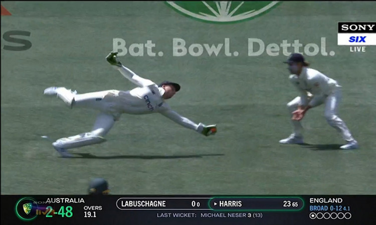 Jos Buttler takes fnatastic catch to dismiss marcus harris in 2nd ashes test
