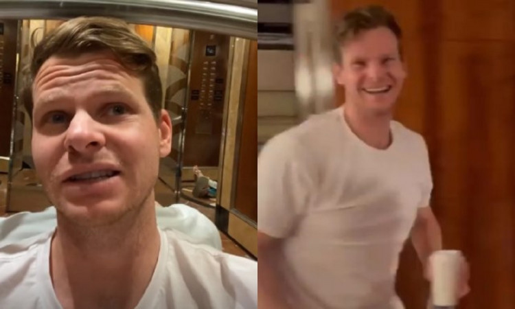 VIDEO: Steve Smith Gets Stuck In Hotel Lift For An Hour
