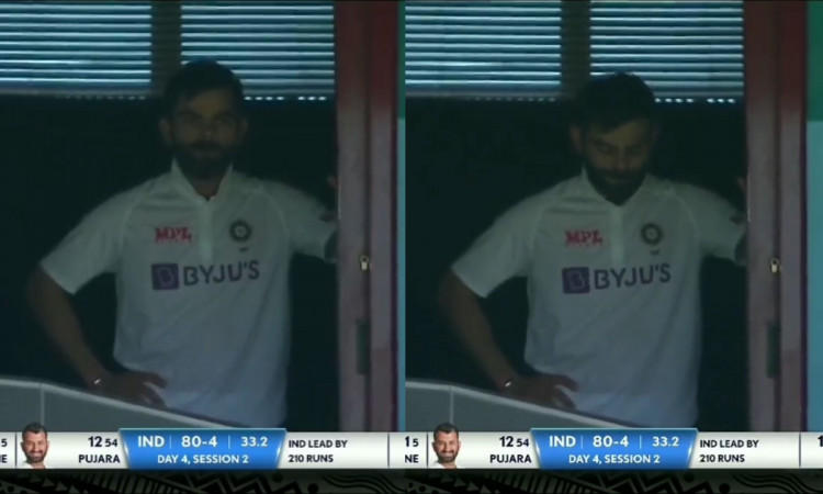 Cricket Image for VIDEO: Virat Kohli's Dejected Reaction Goes Viral After He Went Fishing Again