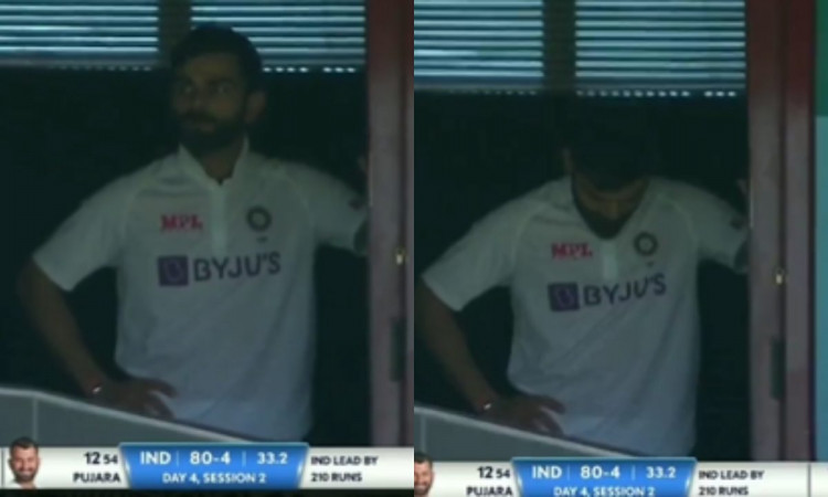 Cricket Image for VIDEO : ड्रेसिंग रूम में टूटे और बिखरे नज़र आए विराट, साल की आखिरी पारी में भी हुए