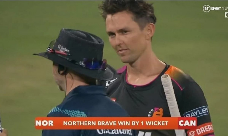 WATCH: 6 Needed Off The Last Ball & Trent Boult Smashes It For A Six!