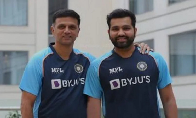 Cricket Image for WATCH: Having Dravid As Head Coach Is The Most 'Amazing' Thing, Says Rohit Sharma