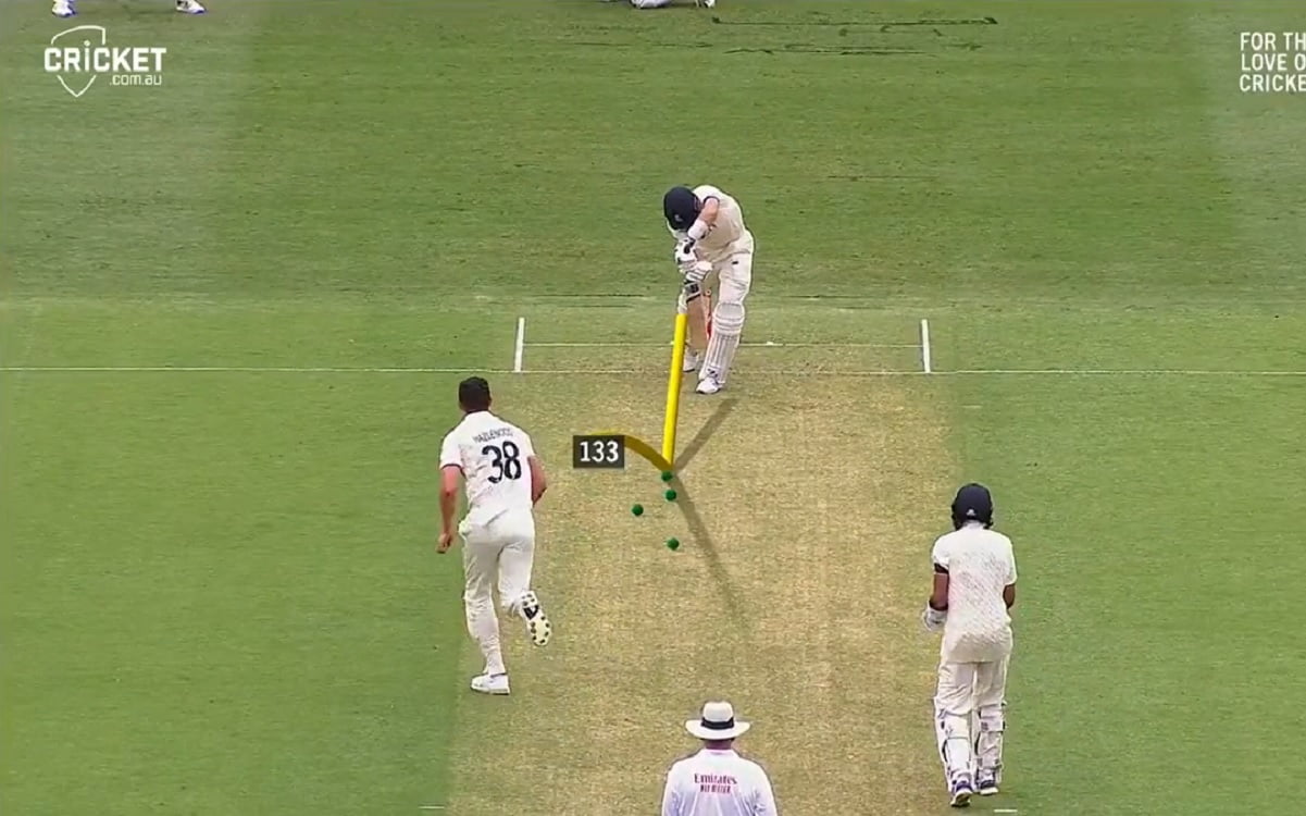 Cricket Image for Watch: Josh Hazlewood Perfectly Sets Up Joe Root's Dismissal 