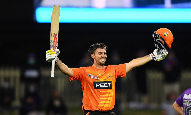 Cricket Image for Watch: Mitch Marsh Smashes 1st BBL Century Against Hobart Hurricanes 