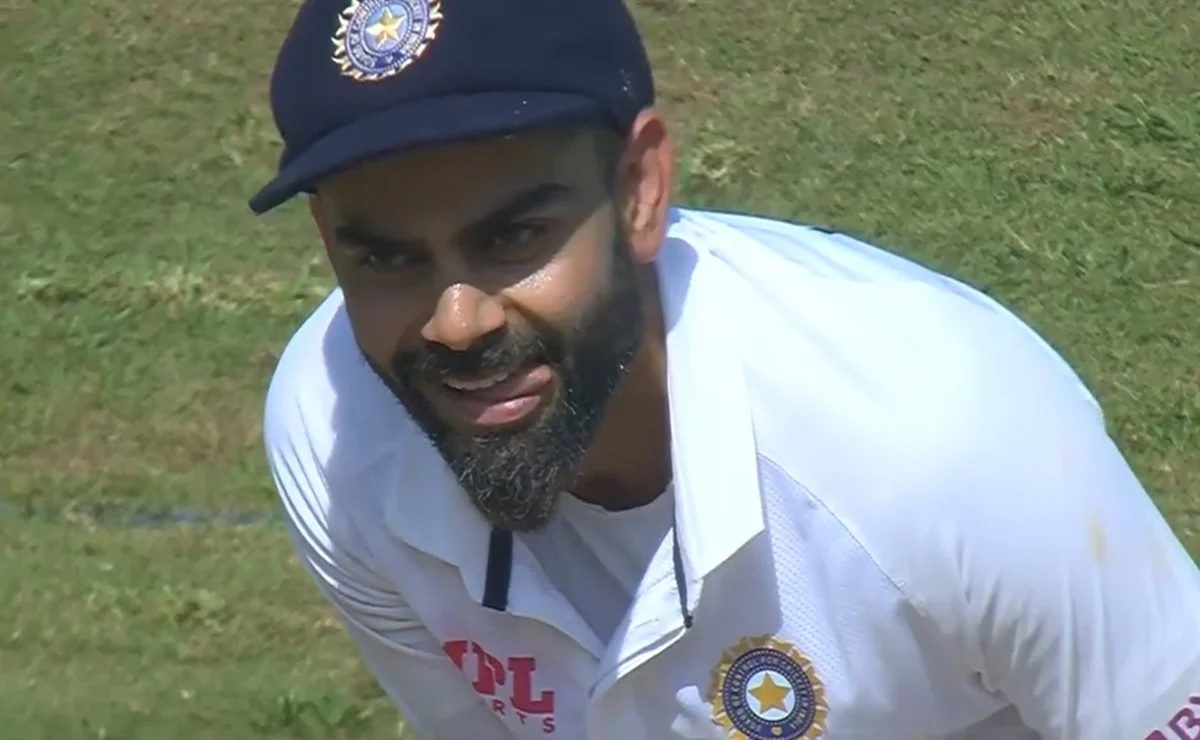 Cricket Image for WATCH: Virat Kohli Utters A 'Dejected Smile' After Being Clean Bowled
