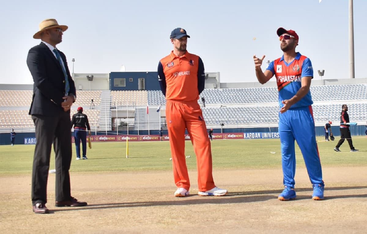  Afghanistan opted to bat first against Netherlands in third odi