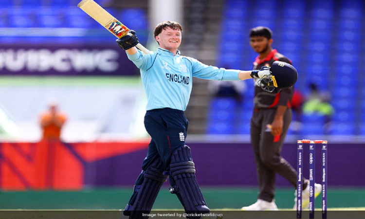 Cricket Image for Under-19 World Cup : इंग्लैंड कप्तान टॉम पस्र्ट की 154 रनों की आंधी तले उड़ा यूएई, 