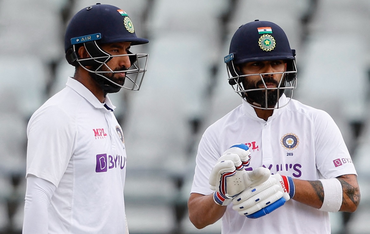India 75/2 at Lunch on Day 1 of Cape town Test