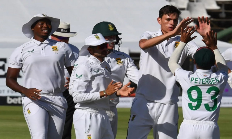 Cricket Image for SAvsIND तीसरा टेस्ट :  मार्को जेनसेन ने दिए गंभीर झटके, पंत के अर्धशतक से लंच तक भ
