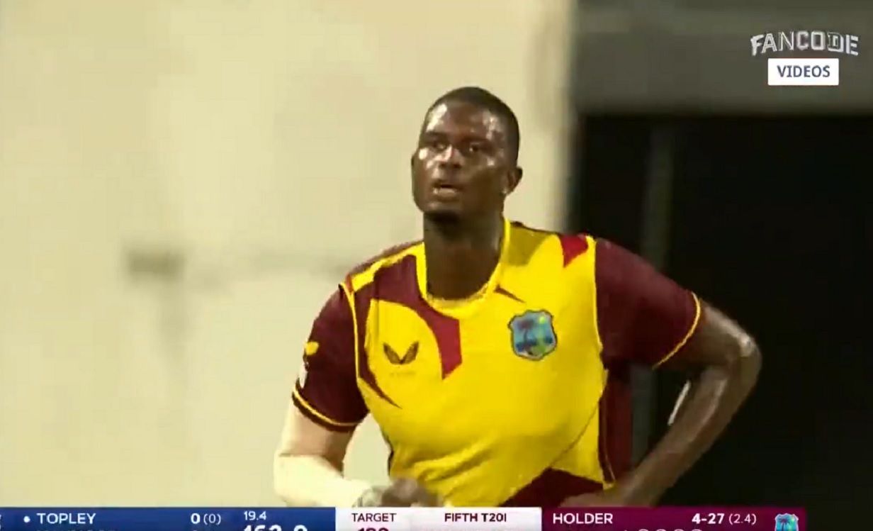 Jason Holder picks up 4 wickets back-to-back in fifth T20I vs England, watch video