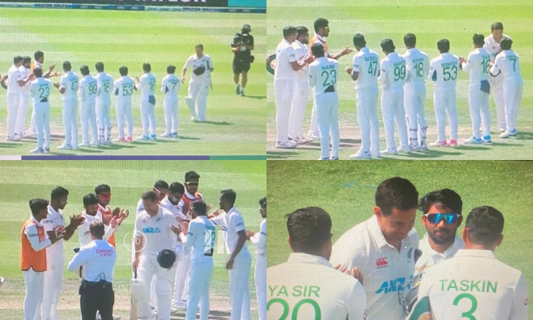 Ross Taylor is given a guard of honour by Bangladeshi players, Watch Video