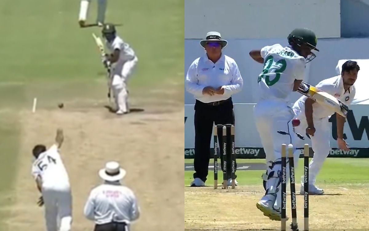 Cricket Image for VIDEO : लॉर्ड शार्दुल ने झुके कंधों को उठाया, बिखेर कर रख दी पीटरसन की गिल्लियां
