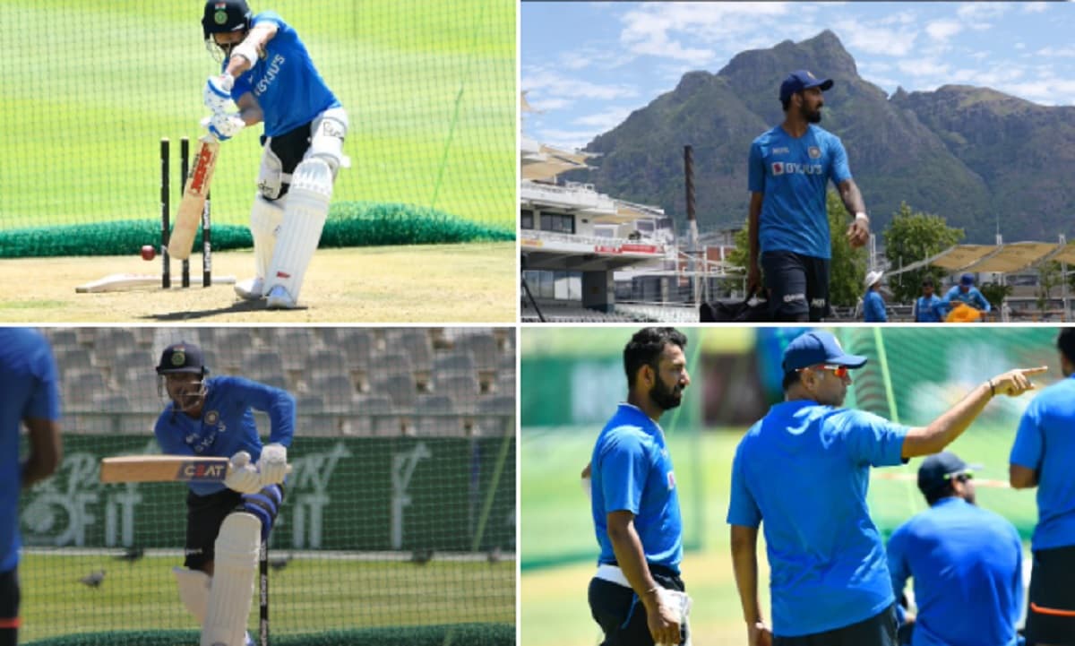 Team India begins training in Cape Town