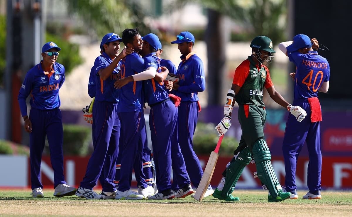 U-19 World Cup 2022 Quarterfinals, India need 112 to win against bangladesh