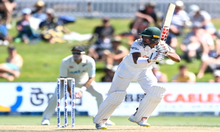 NZ vs Ban, 1st Test: Joy, Shanto's half  ton help visiter to get decent score (Stumps, Day 2)