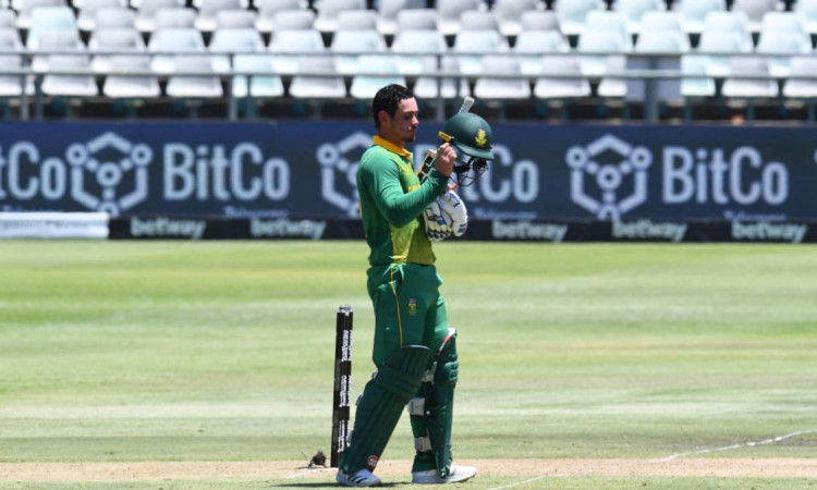 SA vs IND, 3rd ODI: Quinton de Kock's ton helps South Africa post a total on 287/10
