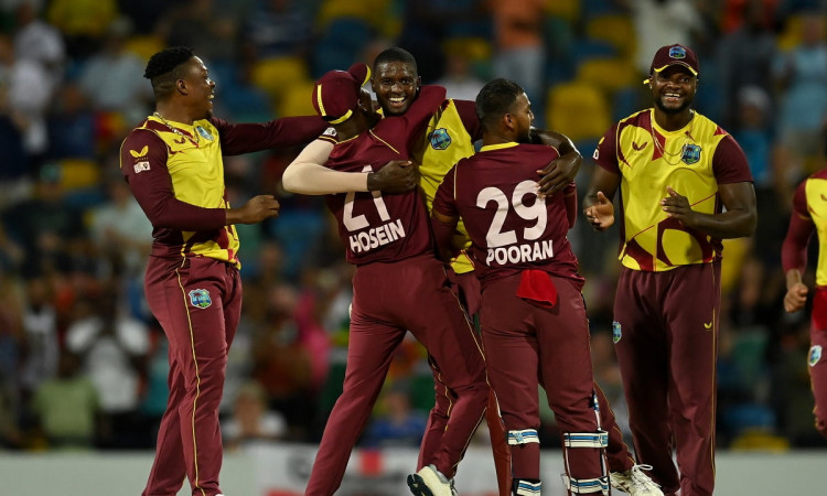 Cricket Image for Holder Stars In West Indies' T20I Series Win Over England 