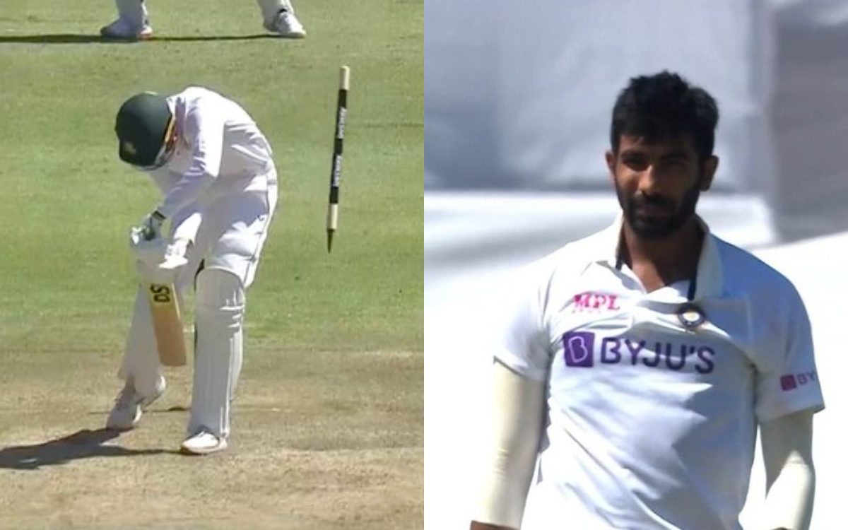 Cricket Image for VIDEO : ना कोई खुशी, ना कोई जश्न, बुमराह ने कुछ ऐसे दिखाई जेनसन को औकात