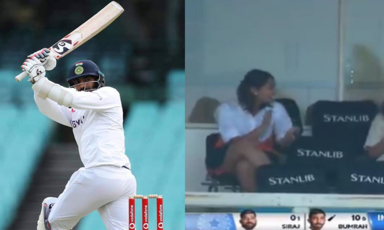 Cricket Image for VIDEO : जसप्रीत बुमराह ने लगाया रबाडा को छक्का, पत्नी संजना भी नहीं रोक पाई हंसी 