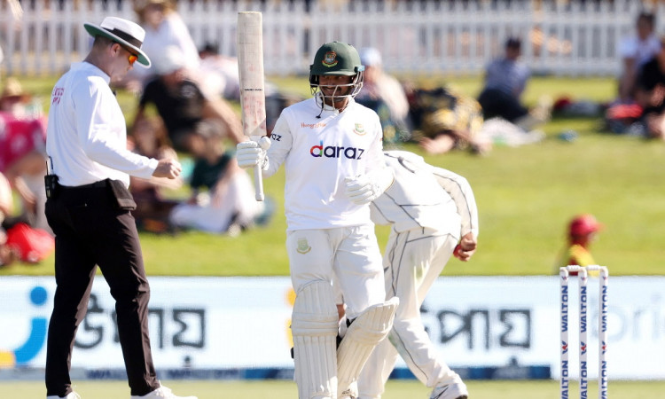 Cricket Image for NZ v BAN, 1st Test: Hasan Joy, Shanto Guide Bangladesh To 175/2 At Stumps