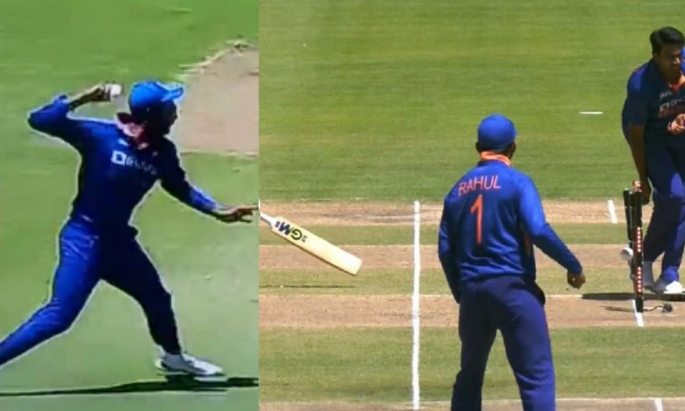 Cricket Image for VIDEO : चीते जैसी फुर्ती और बाज़ जैसी नज़र, वेंकटेश ने रॉकेट थ्रो से किया मार्क्रम