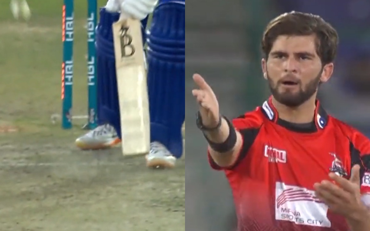 Cricket Image for VIDEO: 143 Kmph की गेंद स्टंप्स पर लगी और नहीं गिरी बेल्स, हैरान-परेशान शाहीन अफरी
