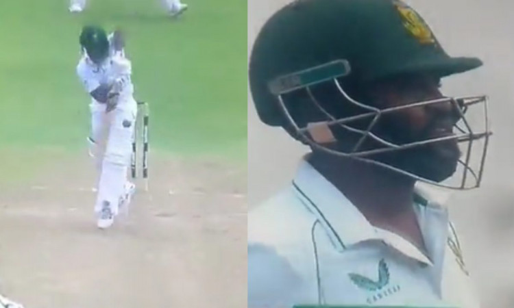 Cricket Image for VIDEO : टेम्बा बावुमा ने मारी अपने पैर पर कुल्हाड़ी, लॉर्ड शार्दुल से पंगा लेना पड
