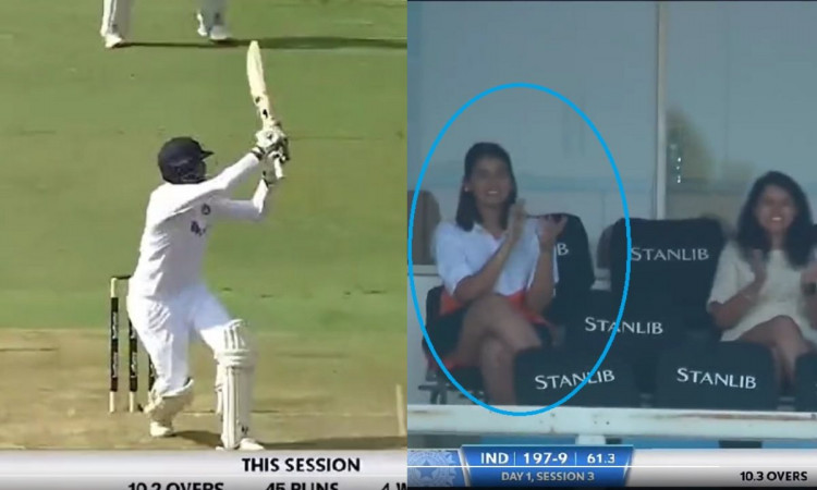Cricket Image for VIDEO: Jasprit Bumrah Smacks Kagiso Rabada For A Wonderful Six; Better Half Applau