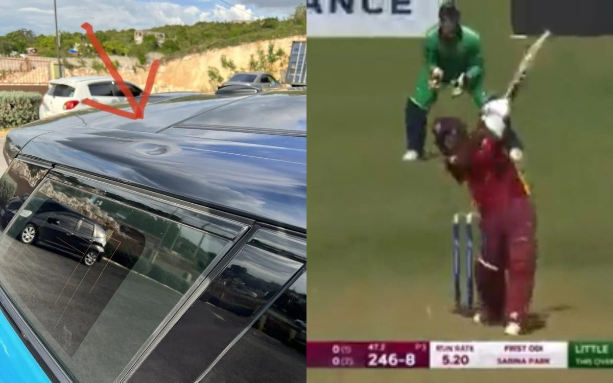 Cricket Image for VIDEO: Odean Smith Puts A Dent On A Range Rover In Parking Lot