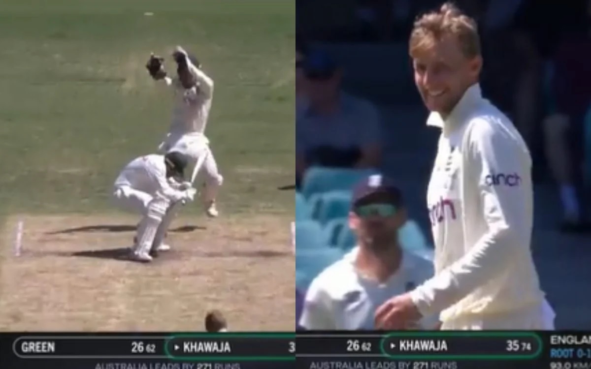 Cricket Image for VIDEO: Usman Khawaja Ducks To Save His Head As Spinner Joe Root Bowls A Bouncer