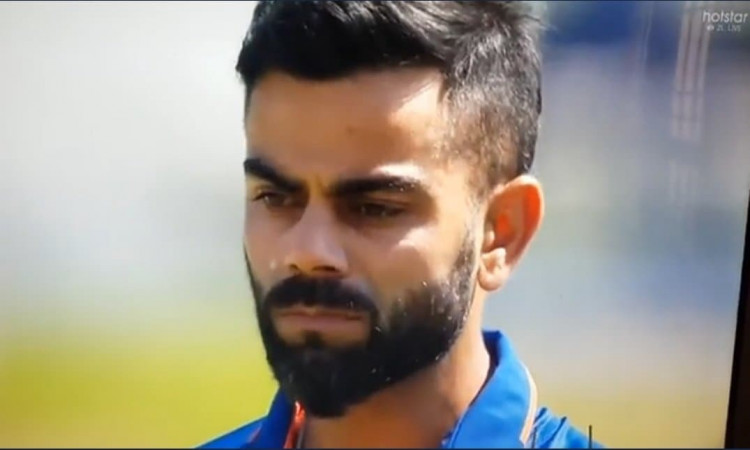 Fans very unhappy with Virat Kohli as camera captures him chewing gum during NATIONAL Anthem