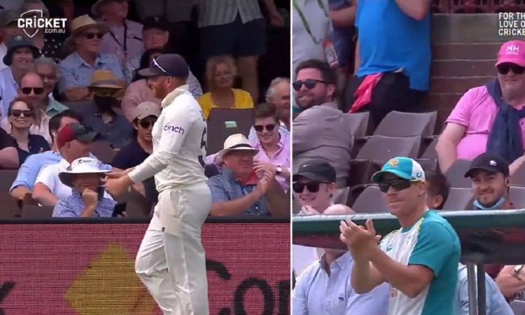 Cricket Image for Watch: Bairstow Fails To See The Ball, Warner Claps With A Smirk On His Face