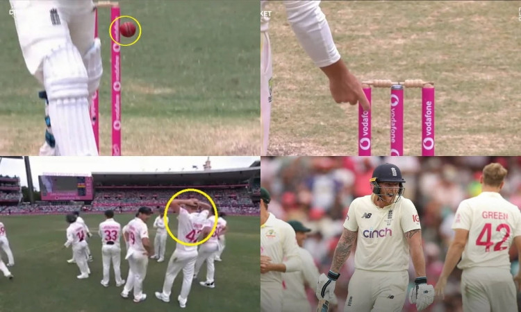 Cricket Image for Watch: Ball Hits The Stumps But Ben Stokes Doesn't Get Bowled 