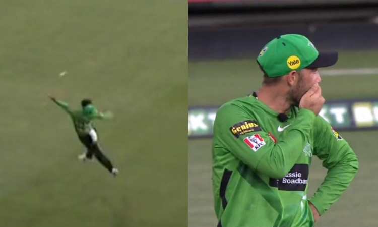 Cricket Image for WATCH: Glenn Maxwell Grabs A Stunner; Shocks Himself With The Fantastic Catch