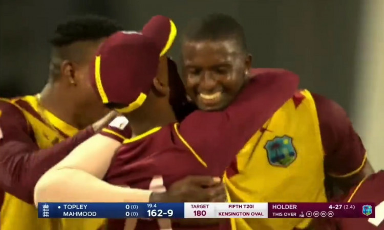 Cricket Image for WATCH: From '6,6,6,6 To W,W,W,W' Jason Holder Turns The Table Within 24 Hours 