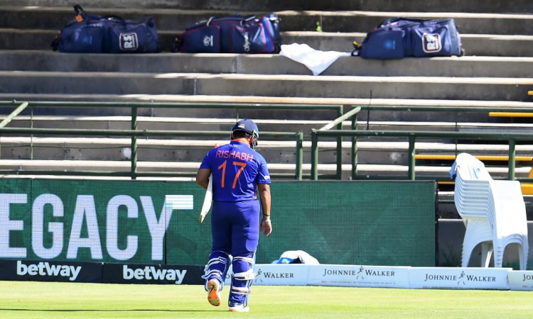 Cricket Image for WATCH: Rishabh Pant Goes For A Golden Duck; Virat Kohli Stares With Disappointment