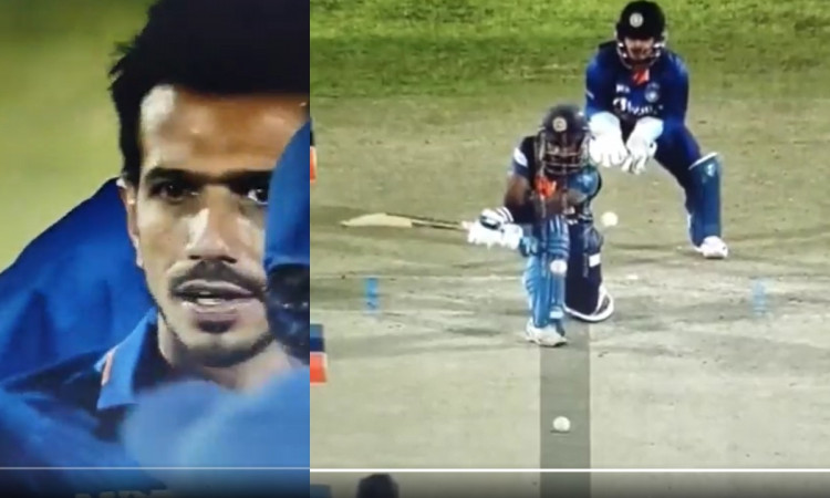 Cricket Image for क्रिकेट के मैदान पर दिखा 'Deja vu', लेकिन चतुर चहल ने ले लिया बदला, देखें VIDEO