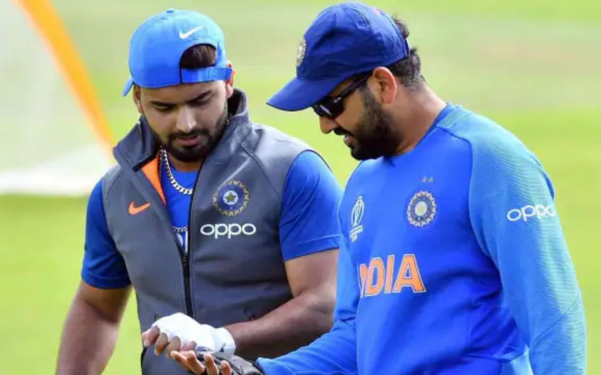 Cricket Image for Twitter Reaction : 'रिज़वान और बाबर की सस्ती कॉपी', रोहित-पंत की जोड़ी पर सोशल मीड
