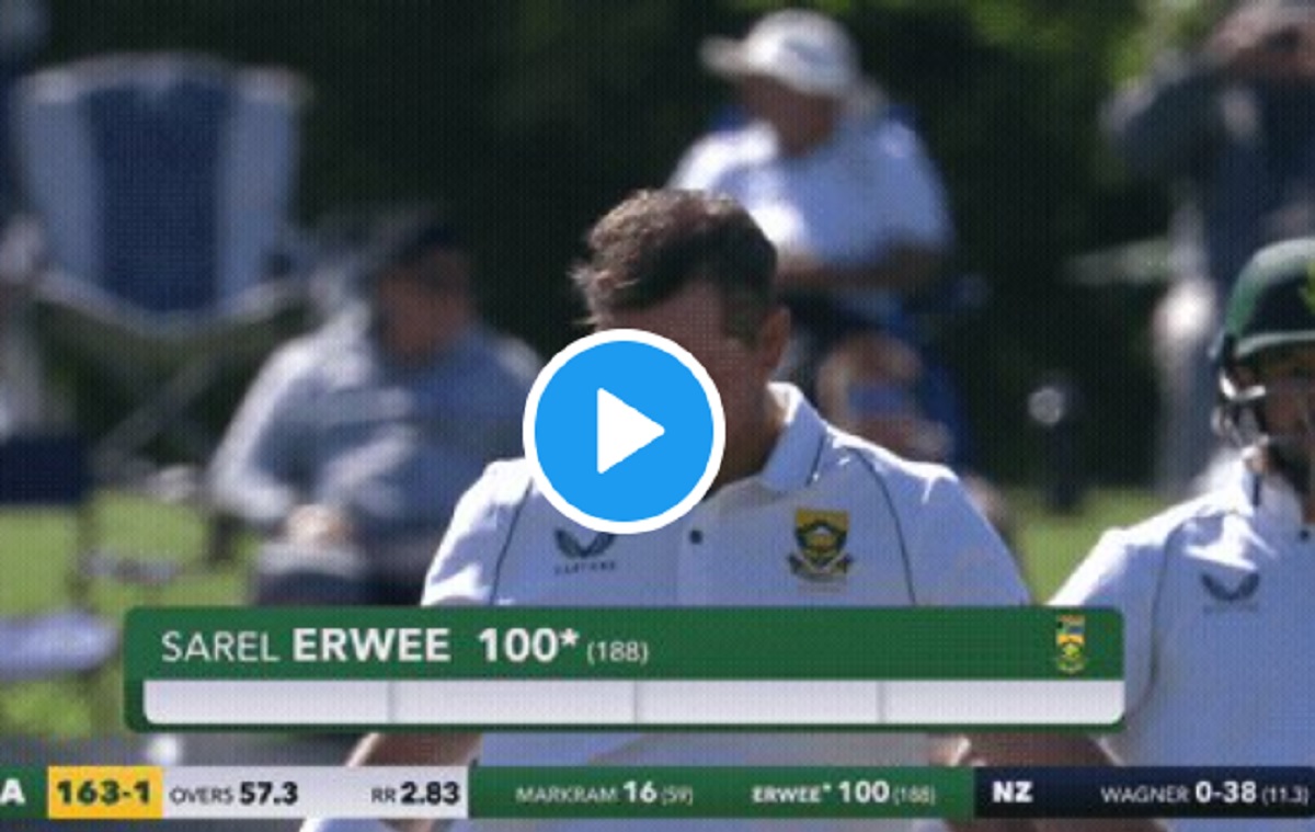 28 महीने पहले लेने वाले थे क्रिकेट से संन्यास,अब सरेल एरवी ने न्यूजीलैंड के खिलाफ ठोका टेस्ट शतक