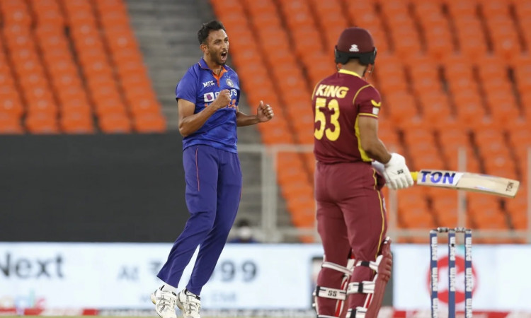 Cricket Image for IND v WIN: Prasidh Krishna Stars In India's 44 Run Win Over West Indies 
