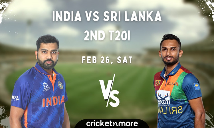 Cricket Image for India vs Sri Lanka, 2nd T20I – Cricket Match Prediction, Fantasy XI Tips & Probabl