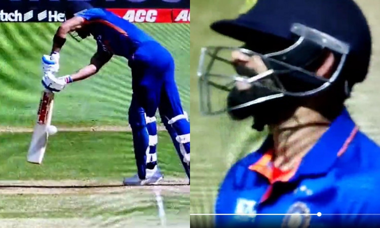 Cricket Image for India vs West Indies: विराट कोहली को ये हुआ क्या? खराब गेंद पर आउट होकर हसंते हुए 