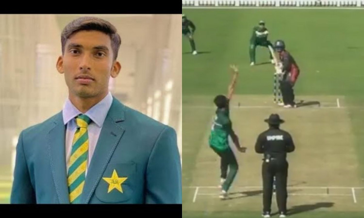 Cricket Image for VIDEO : 6'8 लंबाई और उम्र महज़ 15 साल, ऑस्ट्रेलिया सीरीज के लिए पाकिस्तान ने चली च