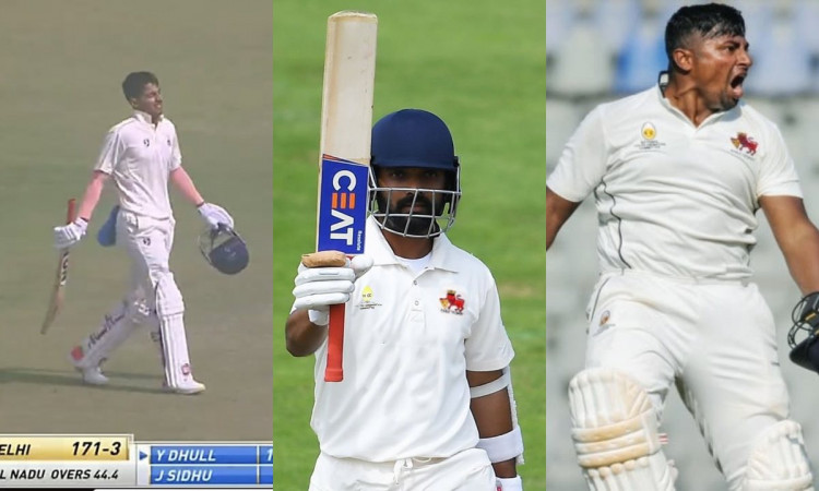 Cricket Image for Ranji Trophy: Centuries From Dhull, Rahane & Sarfaraz Remain As Highlights On Day 