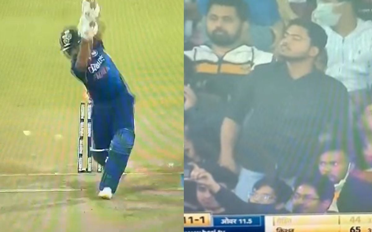 Cricket Image for VIDEO : हक्के-बक्के रह गए फैंस, स्लोअर बॉल पर बोल्ड हो गए रोहित शर्मा