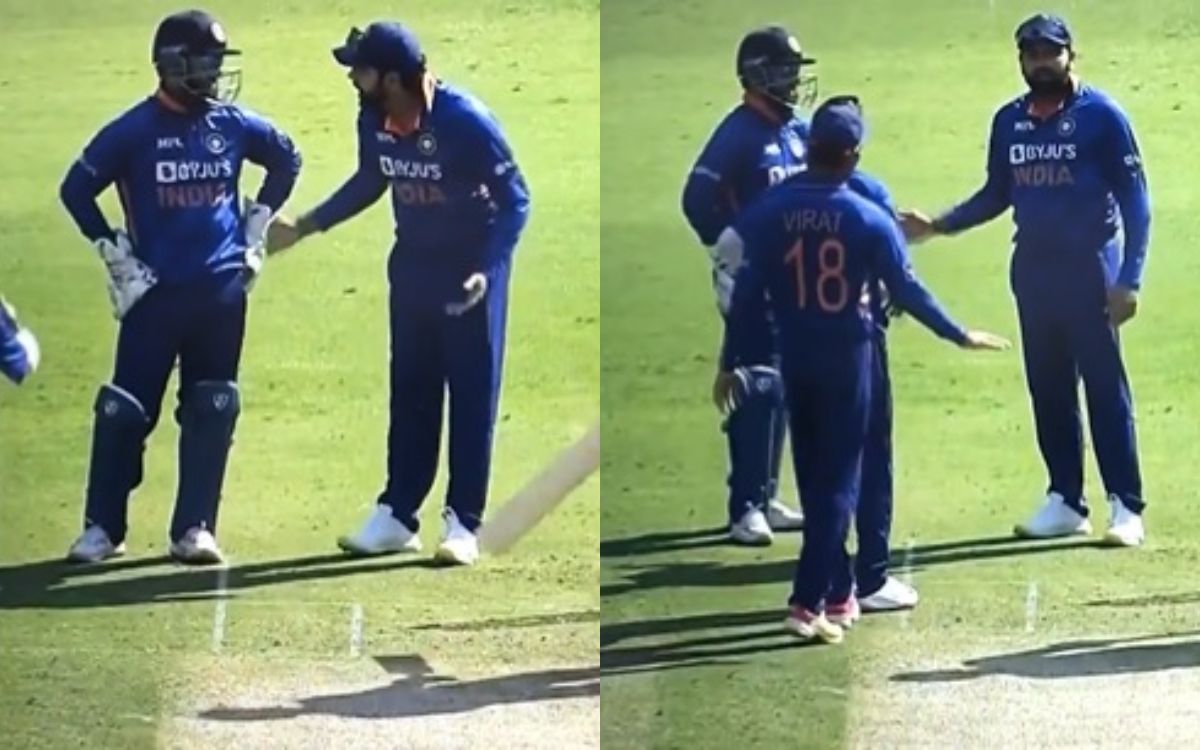 Cricket Image for VIDEO : कन्फ्यूज़ रोहित को विराट ने दी DRS लेने की सलाह, स्टंपमाइक में रिकॉर्ड हुई