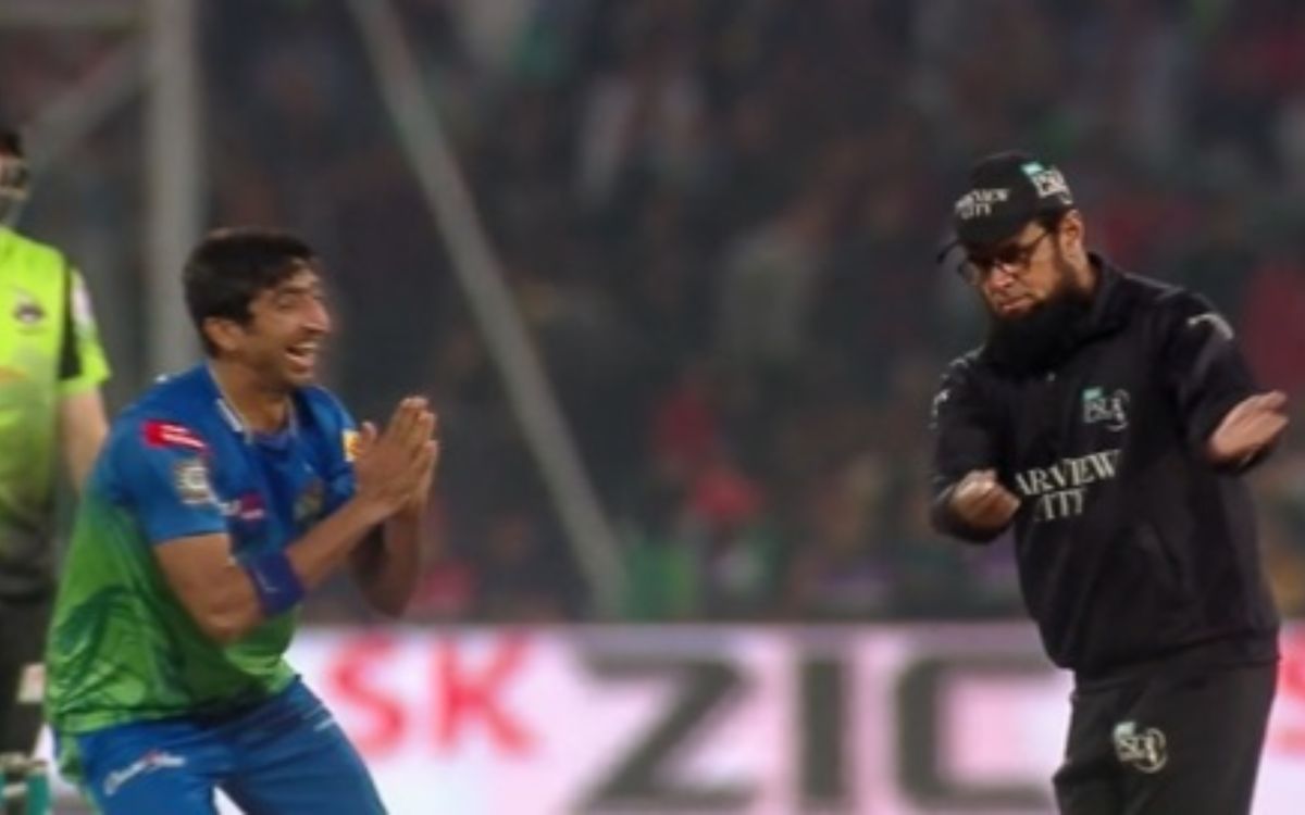 Cricket Image for VIDEO : धानी ने फिर किया अंपायर के साथ मज़ाक, अलीम दार ने भी कहा- 'चलते बनिए जनाब'