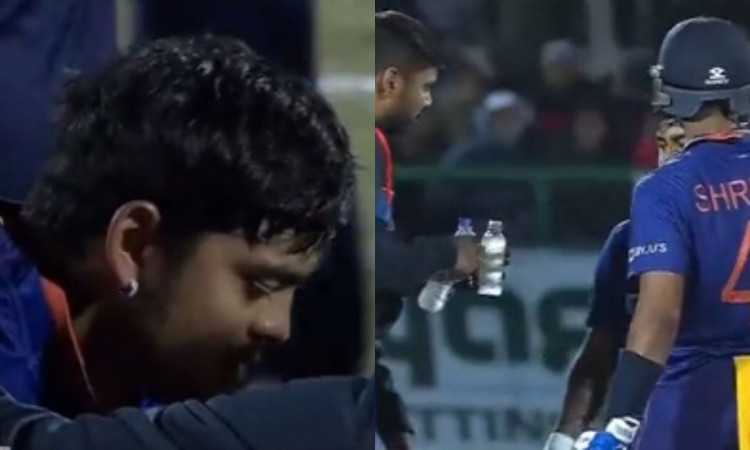 Cricket Image for VIDEO : श्रीलंका के पेसर ने किशन को हिला डाला, 147 KMPH की गेंद सीधा हेल्मेट पर लग