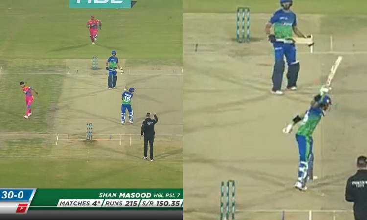 Cricket Image for VIDEO : बदकिस्मती का मारा, रिज़वान बेचारा, आउट होने के बाद दिखाया गुस्सा
